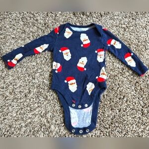 *3/$10 Old Navy Santa Baby Onsie 3 - 6 months Navy
